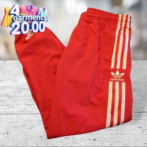 Adidas nylon joggers track basketball warmup pants size M 11-12Y
